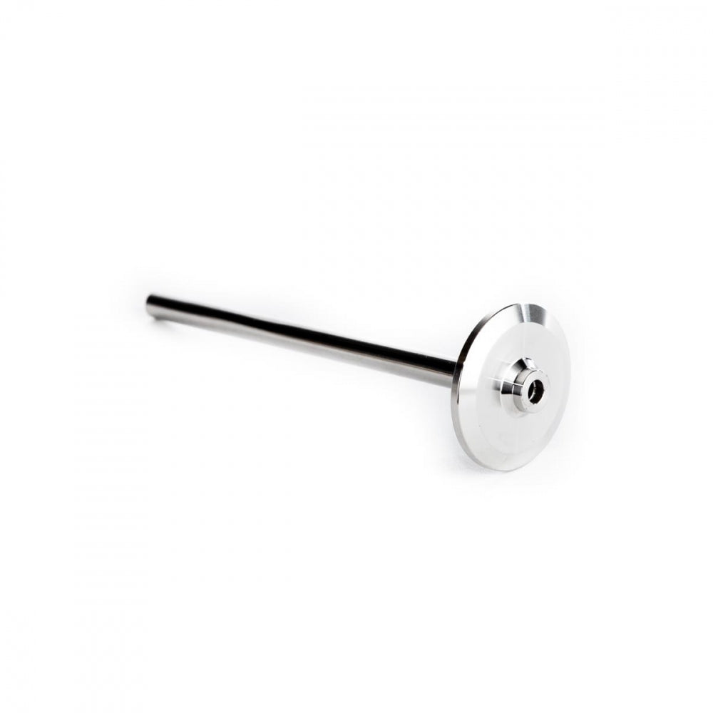 Brewtools TC 1,5" Thermowell 160 mm har en lang, tynn stilk og et rundt, flatt hode på en hvit bakgrunn.