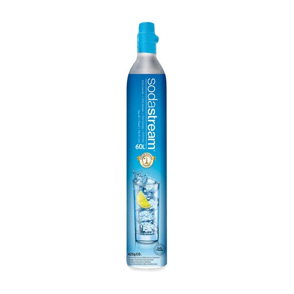 SodaStream CO2-sylinder 425g for 60L fra SodaStream - perfekt som kullsyrepatroner for alltid ferske bobler.