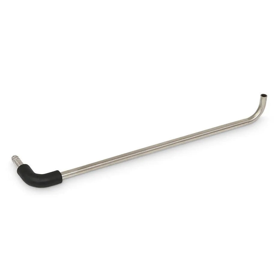 Grainfather G40/G70 Whirlpool Arm fra Grainfather har en svartlakkert metallstang med gjenget ende og en rettvinklet bøyning - perfekt som en whirlpool-arm for bryggerioppsettet ditt.