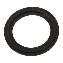En 1,5" Tri-Clamp pakningsring i EPDM fra Brewshop, svart og sirkulær, vist på hvit bakgrunn.