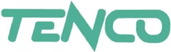 Grønn Tenco-logo i fet, stilisert sans-serif-font på hvit bakgrunn for Set of Flexible Hoses for Enolmaster (Wine version) fra Tenco.