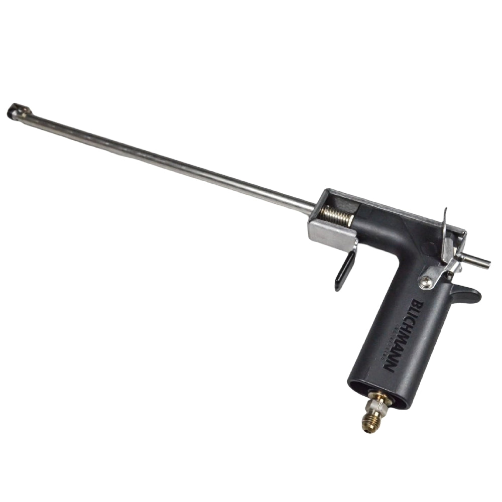 Blichmann BeerGun flaskefyller er en rensepistol for fatølslanger i metall og plast med lang dyse og avtrekkerhåndtak fra Blichmann.