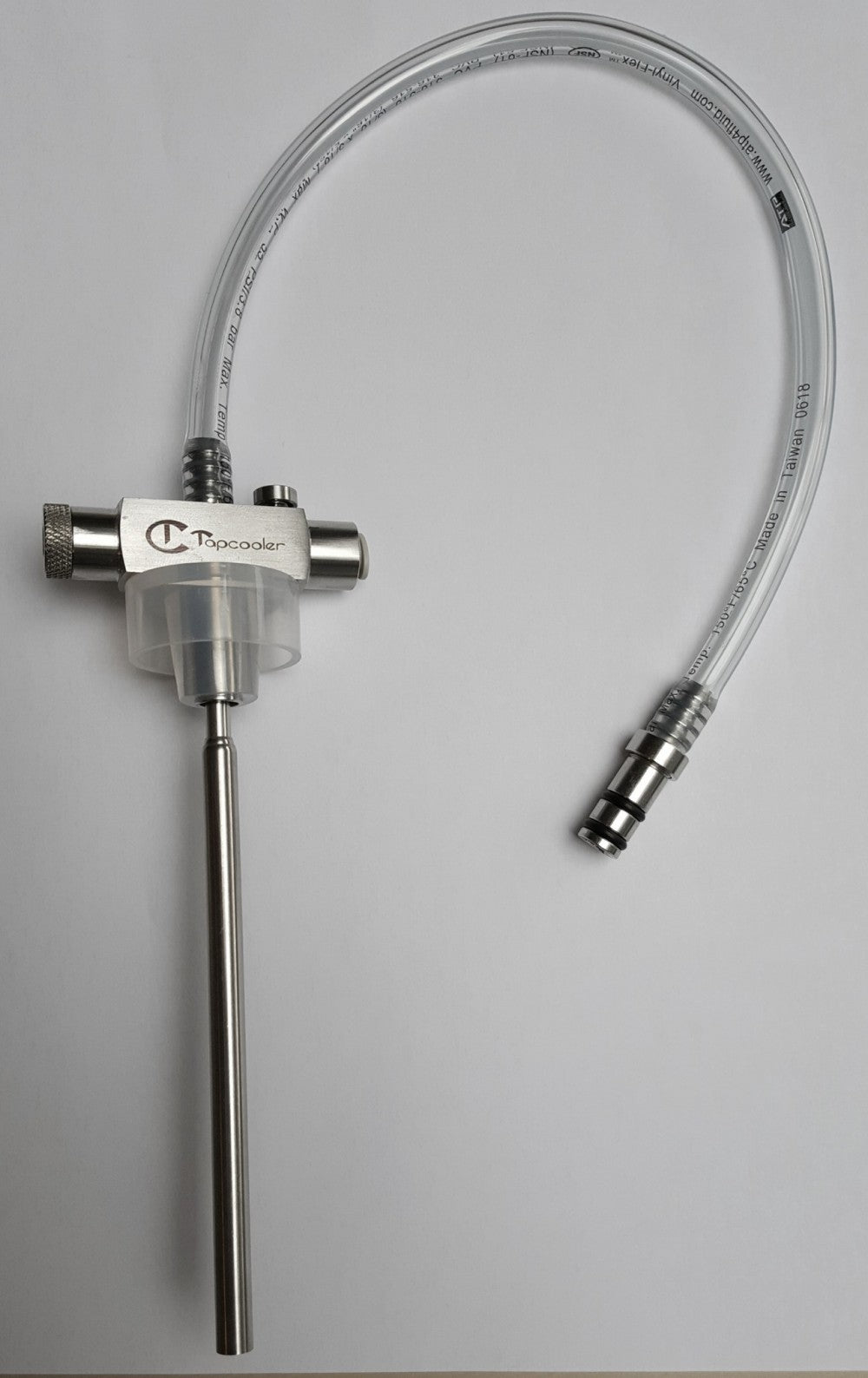 Tapcooler Skjøteslange for Tapcooler Mottrykksfyller er et gjennomsiktig, fleksibelt forlengelsesrør som er utviklet for bruk med Tapcoolers mottrykksflaskefyllersystem.