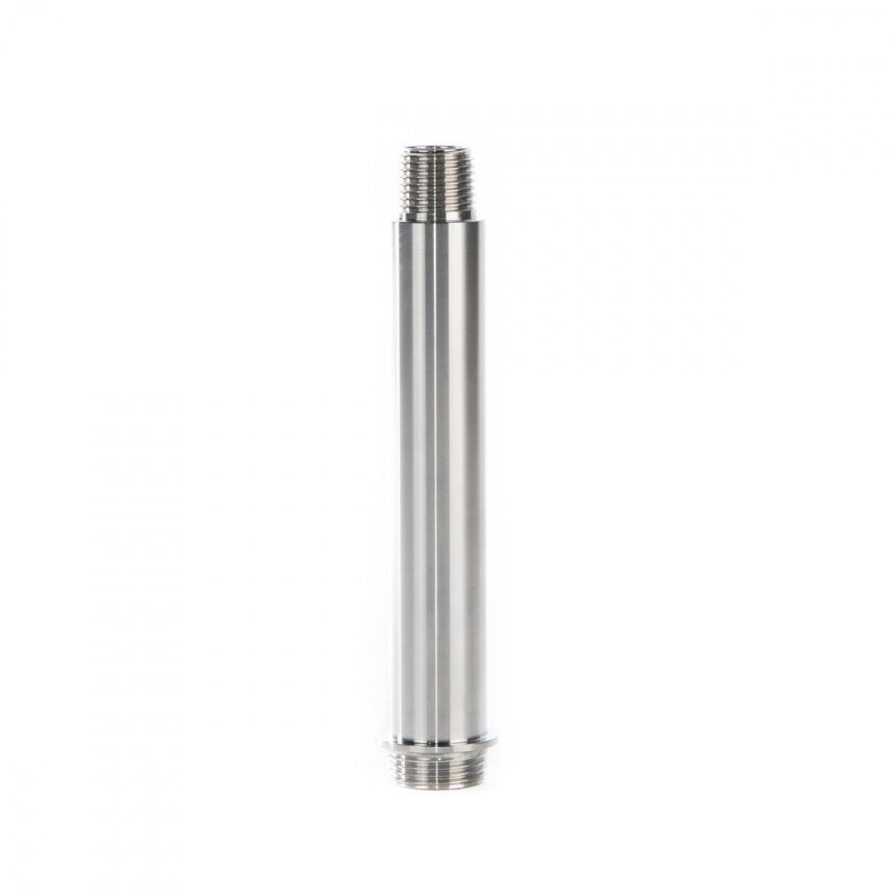 Et Brewtools Senterrør, 150 mm, 1/2" NPT for CIP er vist stående mot en hvit bakgrunn - perfekt som reservedel til Brewtools bryggemaskiner.