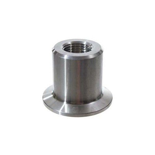 Brewshop 1,5" Tri-Clamp x 1/2" FPT (hunn) er en sylindrisk innsats med flens laget av rustfritt stål 304, med en 1/2" FPT-tilkobling for bruk i mekaniske sammenstillinger.