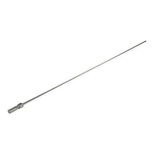 OxyWand 0,5 Micron fra MoreBeer er en slank metallstang med gjenget ende, ideell for bruk som erstatningsantenne for kjøretøy eller radioer og kompatibel med LLDPE-slangekoblinger.