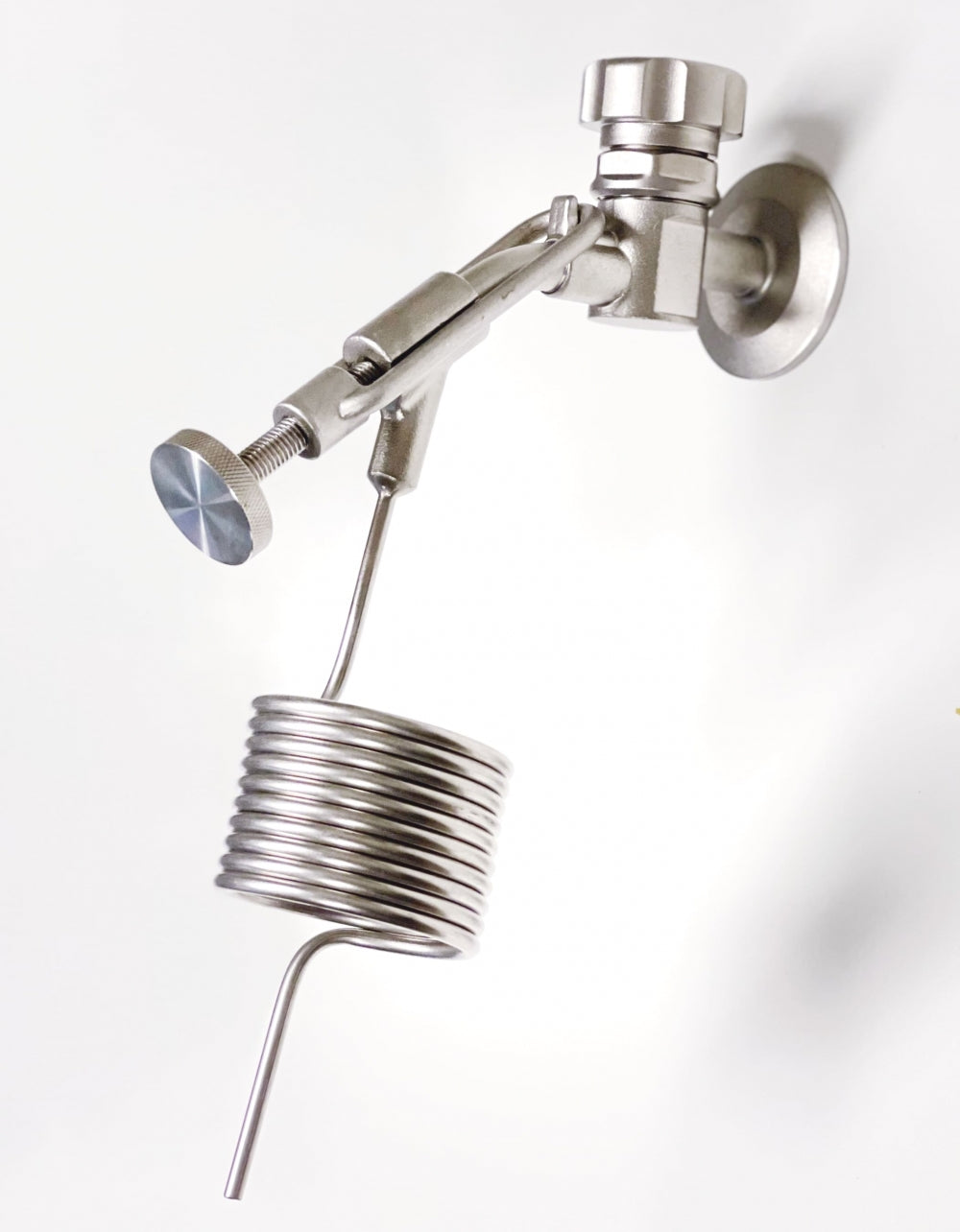 Coil montert på sample valve