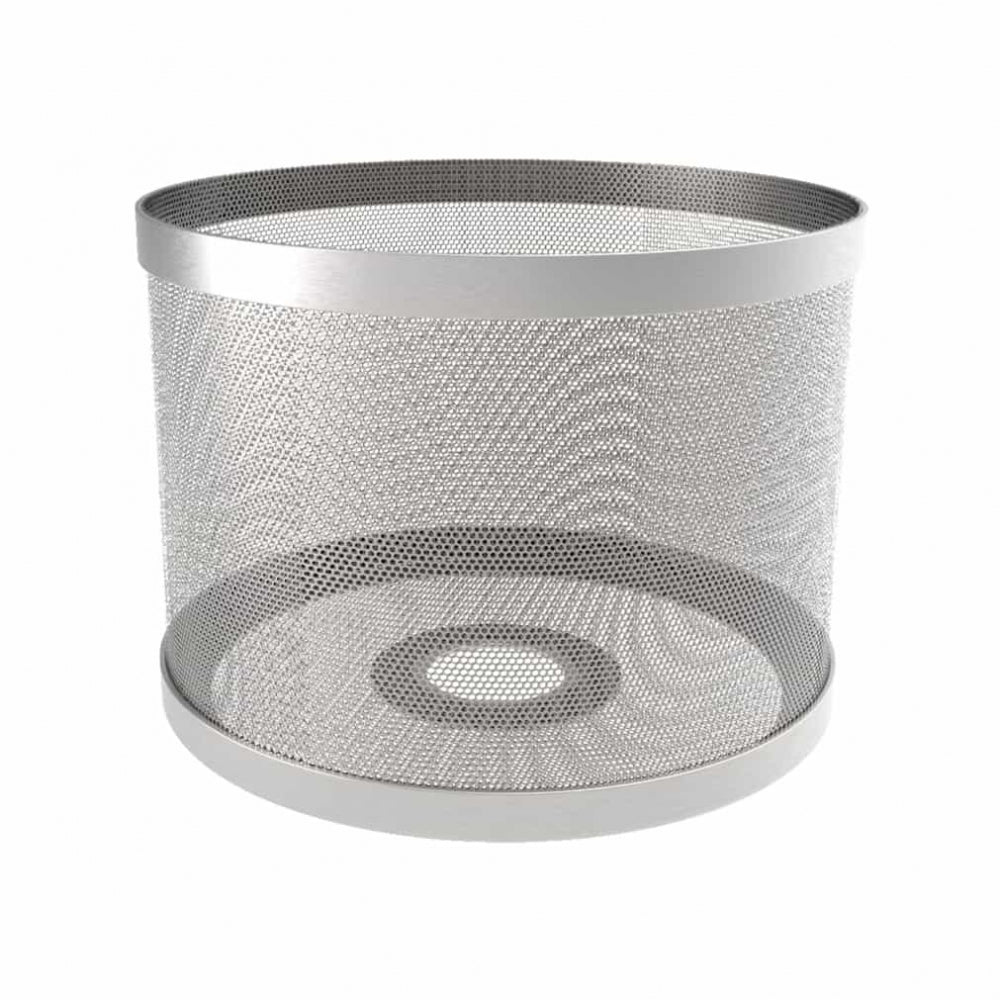 Grainfather Overflow Filter fra Grainfather er en sylindrisk nettingkurv i rustfritt stål 304 med en solid kant og bunn, med et 23 mm senterhull og solid 600 mikron netting for pålitelig filtrering.