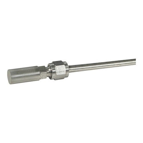 OxyWand 0,5 Micron fra MoreBeer har en sylindrisk sonde i rustfritt stål med sekskantet fitting og er kompatibel med John Guest hurtigkobling for enkel installasjon.
